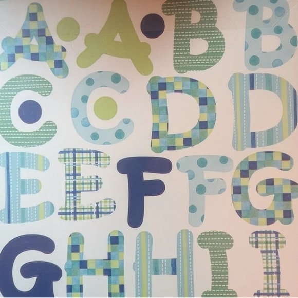 📍SALE Creative Memories Baby Boy Bright Monogram Stickers - Blue, Green, Yellow - Picture 5 of 6